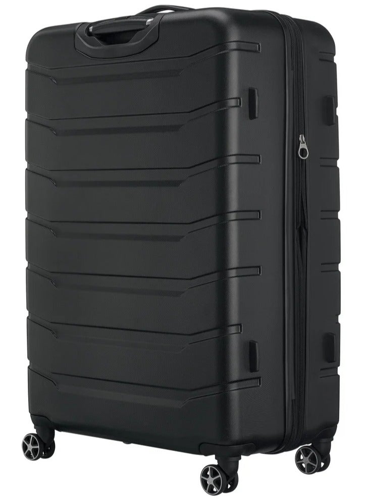 Wenger Vaiana 87 Cm Large 4-Double Wheeled Hardside Expandable Check-In Luggage Trolley Case - Black - Image 5